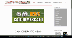 Desktop Screenshot of ilcalciomercato.it