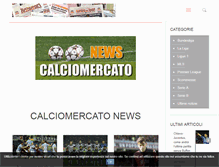 Tablet Screenshot of ilcalciomercato.it